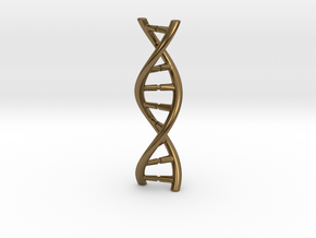 DNA pendant in Natural Bronze