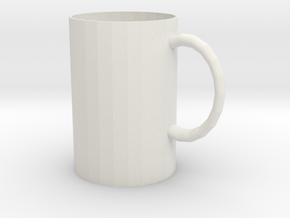 Tasse rund in White Natural Versatile Plastic