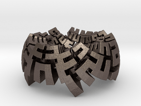 Incendia Ex Voxel Exported mesh in Polished Bronzed Silver Steel
