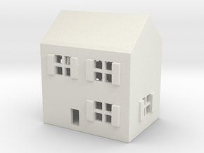 1/700 Town House 1 in White Natural Versatile Plastic