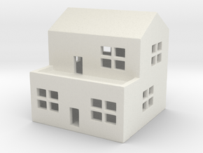 1/700 Town House 2 in White Natural Versatile Plastic