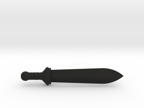 Toon Hero's Sword in Black Natural Versatile Plastic