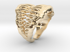 Jaw Ring Size 9 in 14K Yellow Gold