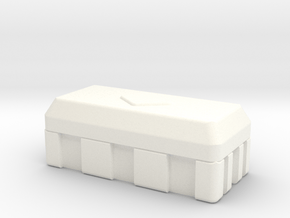Feuerlöscherbox in Maßstab 1:25 in White Processed Versatile Plastic