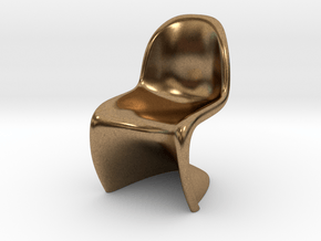 Panton Chair Scale 1/10 (10%) in Natural Brass