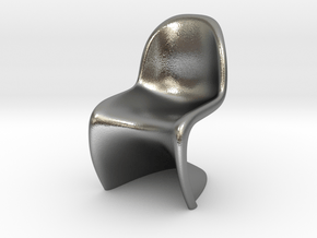 Panton Chair Scale 1/10 (10%) in Natural Silver
