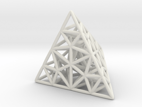 delaunay triangulation pendant in White Natural Versatile Plastic