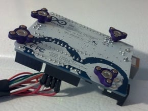 #4-40 Magnetic Standoffs (Arduino Ready!) in Purple Processed Versatile Plastic