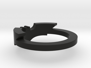 BATMAN ring size 12 in Black Natural Versatile Plastic
