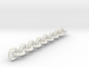 Long Chain in White Natural Versatile Plastic