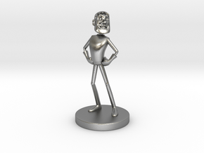 Johnny Blender 3 - JB3 - Full-Color Statue in Natural Silver
