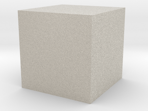 1cm Solid Cube in Natural Sandstone