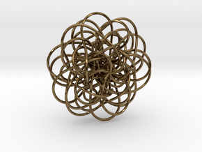 Complex Knot in Polished Bronze