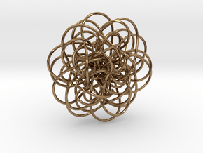 Complex Knot in Natural Brass