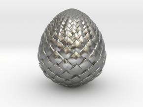 Game Of Thrones - Dragon Egg in Natural Silver