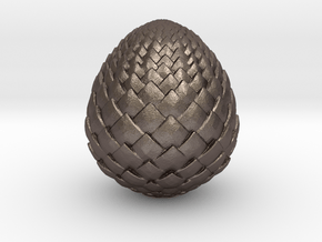 Game Of Thrones - Dragon Egg in Polished Bronzed Silver Steel