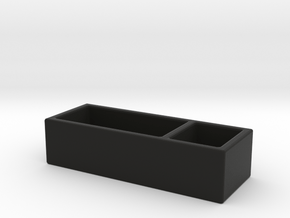 Desk Box in Black Natural Versatile Plastic