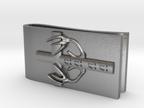 Money Clip Spirit Of The Deer in Natural Silver