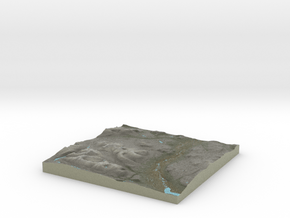 Terrafab generated model Tue Apr 22 2014 21:18:44  in Full Color Sandstone