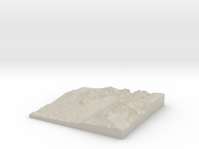 Model of Elephant Head Rock in Natural Sandstone