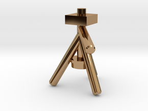 Camera Tripod for Lego Cameras in Polished Brass