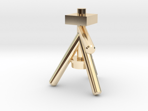 Camera Tripod for Lego Cameras in 14K Yellow Gold