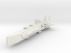 Shadow Rift Mechanized Empire Battleship in White Natural Versatile Plastic