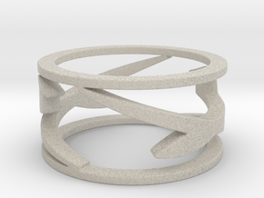 Gliders Ring Size 8.25 in Natural Sandstone