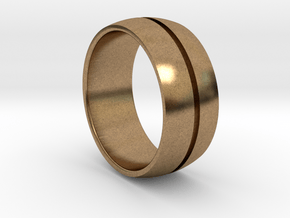 Keller Ring in Natural Brass