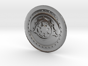 The Chroniclers Coin in Polished Silver