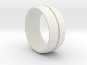 Keller Ring in White Natural Versatile Plastic