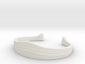 Princess Bracelet in White Natural Versatile Plastic