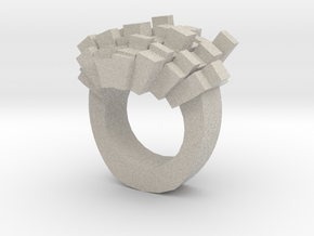 8bit-ring-hollow in Natural Sandstone