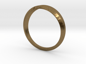 Women's Simple Life Ring in Natural Bronze