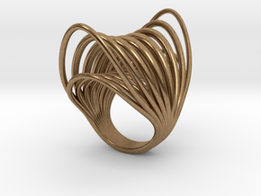 Ring 003 in Natural Brass