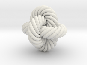 Rope Bead (S) in White Natural Versatile Plastic