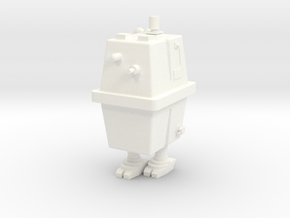 1/48 O Scale Box Robot 1 in White Processed Versatile Plastic
