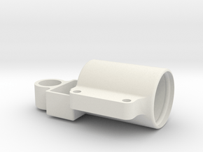 Capacitor Moulding in White Natural Versatile Plastic