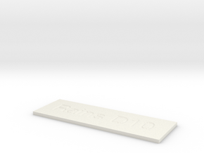 by kelecrea, engraved: Rains D10 Pedal Steel Guita in White Natural Versatile Plastic