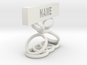 ring totem (1) in White Natural Versatile Plastic