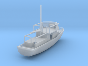 Fishing Boat - Zscale in Tan Fine Detail Plastic