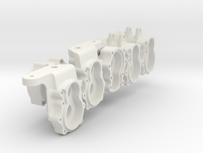 Portalachsen v2.03 Set für 4x4 in White Natural Versatile Plastic