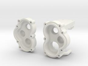 Vorsatzgetriebe Losi MRC Achse 1.0 in White Natural Versatile Plastic
