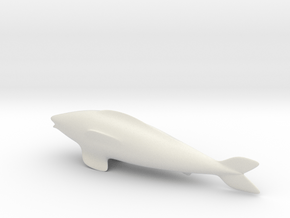 Fish prototype in White Natural Versatile Plastic