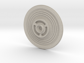 C3PO Belly Circle HOLLOW in Natural Sandstone