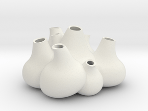 NLpro Flower bulbs groupe(3mm)ceramic in White Natural Versatile Plastic