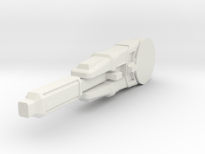 Railgun in White Natural Versatile Plastic