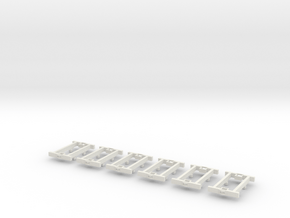O9 4w Underframe (medium) x6 in White Natural Versatile Plastic