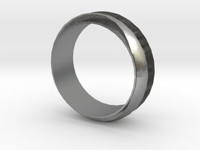 Finger Ring in Natural Silver