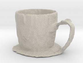 Coffee mug #7 XL - Melted in Natural Sandstone